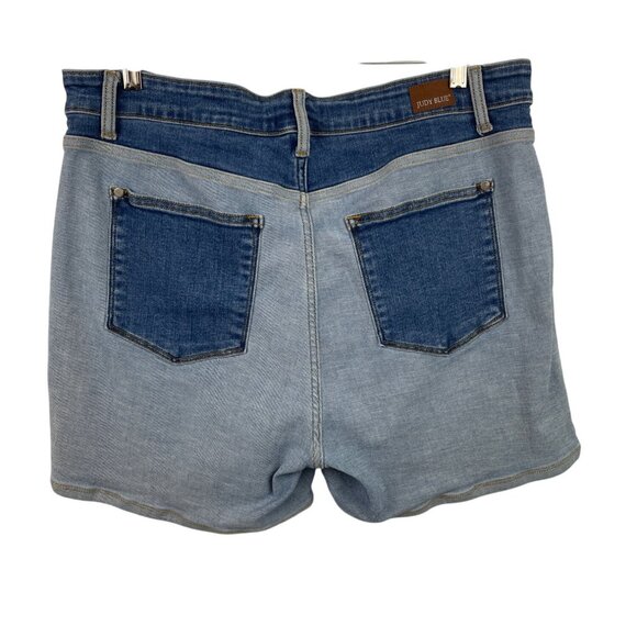 Judy Blue Color Block Denim Shorts Womens Size 2XL - Picture 2 of 9